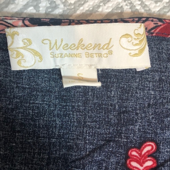 Weekend by Suzanne Betro Blouse Small - Picture 5 of 6